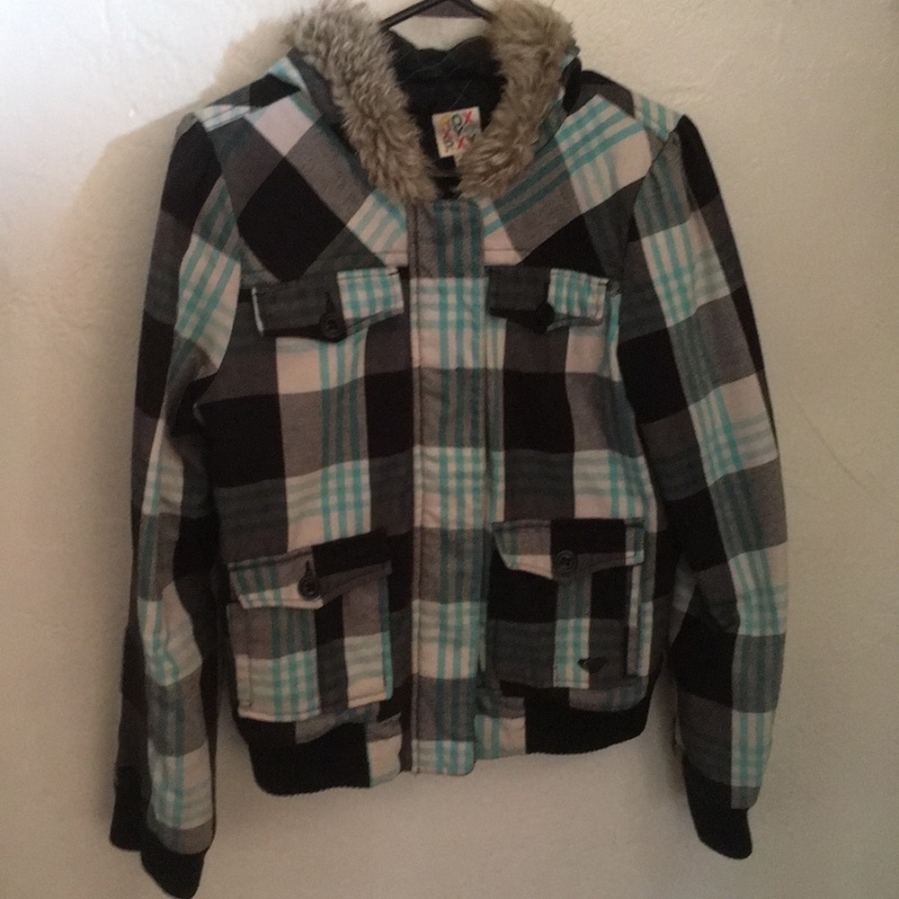 Roxy insulated faux fur jacket.